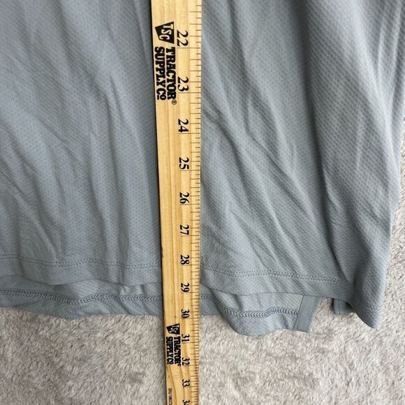 NEW Kirkland Signature Men's L Performance Polo Shirt UPF 50+ Gray - Picture 3 of 8